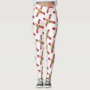 Tekstpatroon van de vlag van de staat Florida Leggings
