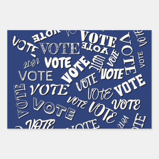 Tekstpatroon van stemming: wit blauw inpakpapier vel (Voorkant)