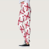 Tekstpatroon vlag Alabama staat Leggings (Links)