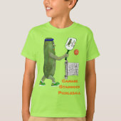 Tekstpickleball Funny personaliseren T-shirt (Voorkant)
