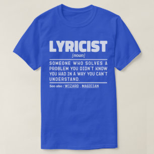 Tekstschrijver Noun Definition Song Schrijver Humo T-shirt