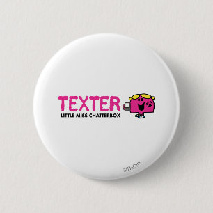 tekstschrijver ronde button 5,7 cm