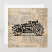  tekststijl voor motorfietsen kaart (Voorkant / Achterkant)