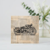  tekststijl voor motorfietsen kaart (Staand voorkant)