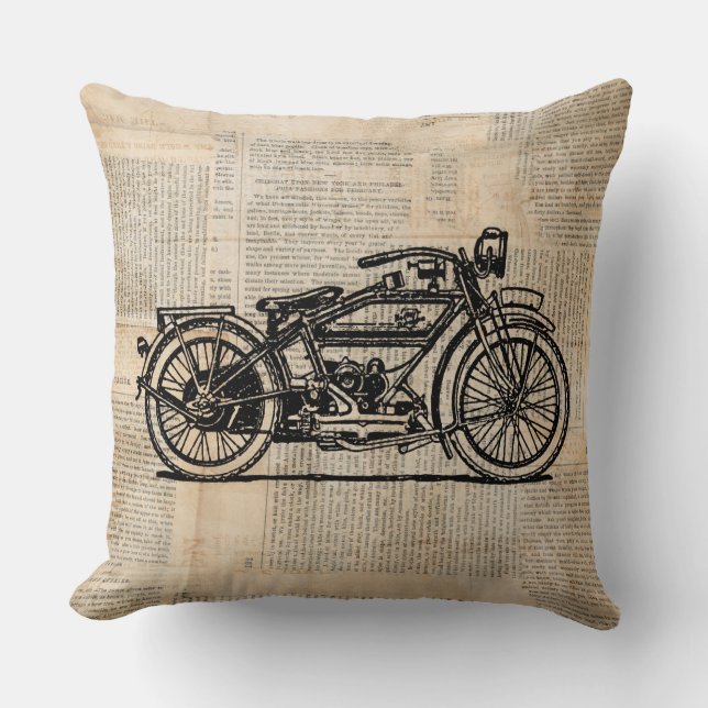  tekststijl voor motorfietsen kussen (Voorkant)