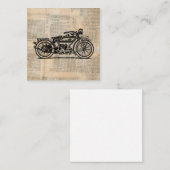  tekststijl voor motorfietsen notitiekaartje (Voorkant / Achterkant)