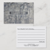 tekstuitsteeksel visitekaartje (Voorkant / Achterkant)