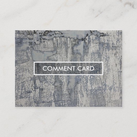 tekstuitsteeksel visitekaartje (Voorkant)