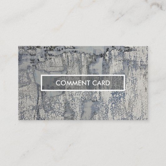 tekstuitsteeksel visitekaartje (Voorkant)