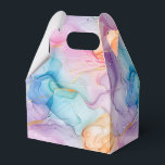 Tekstvak Bedankdoosjes<br><div class="desc">Party gunstbox wordt getoond in een kleurrijke inktwerveling art print. Pas dit object aan en voeg het toe of koop het zoals het wordt weergegeven. Tip: Voeg er een sticker aan toe met namen en voeg wat lint toe. Gelicentieerd Afbeelding Tip: Voeg gewoon je geweldige lekkernijen toe en voeg wat...</div>