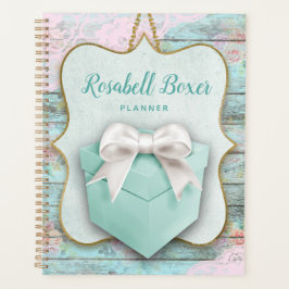 Tekstvak Bow Shabby Chic Planner