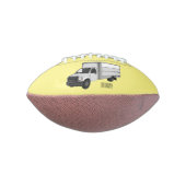 Tekstvak cartoon american football (Gedraaid 90)