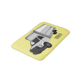 Tekstvak cartoon badmat (Gekanteld)