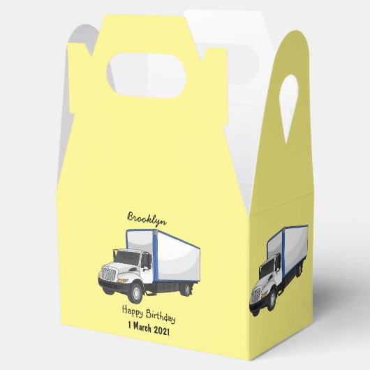 Tekstvak cartoon bedankdoosjes (Geopend)