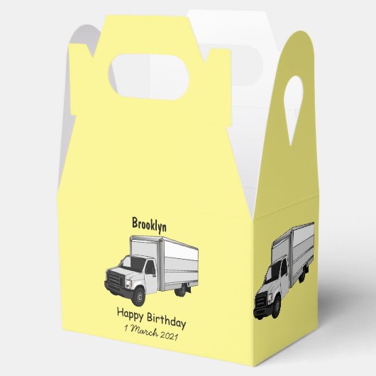 Tekstvak cartoon bedankdoosjes (Geopend)