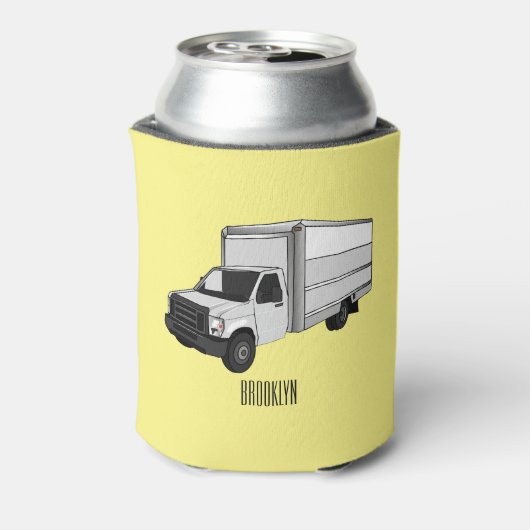 Tekstvak cartoon blikjeskoeler (Blikje Achterkant)