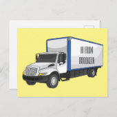 Tekstvak cartoon briefkaart (Voorkant / Achterkant)