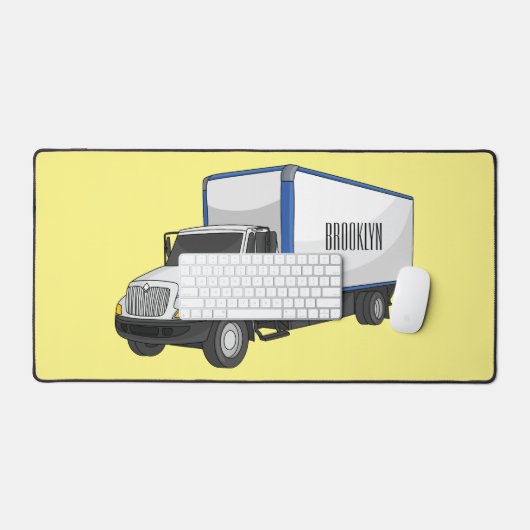 Tekstvak cartoon bureaumat (Keyboard & Muis)