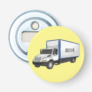 Tekstvak cartoon button flesopener