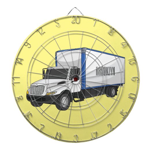 Tekstvak cartoon dartbord (Voorkant)