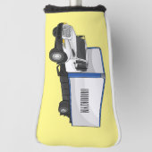 Tekstvak cartoon golfheadcover (Draai 90)