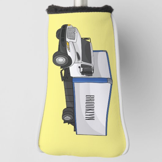 Tekstvak cartoon golfheadcover (Draai 90)