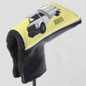 Tekstvak cartoon golfheadcover (3/4 voorkant)