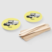 Tekstvak cartoon handwaaier (Niet-gemonteerd)