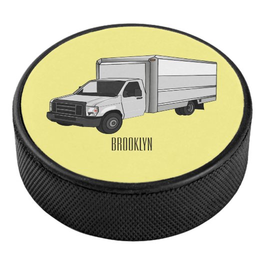 Tekstvak cartoon hockey puck (3/4)