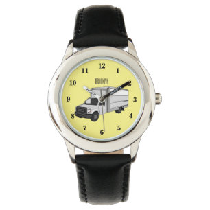 Tekstvak cartoon horloge