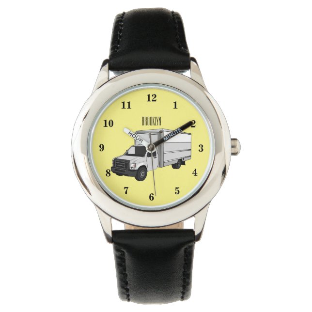 Tekstvak cartoon horloge (Voorkant)