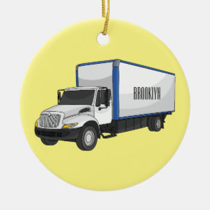 Tekstvak cartoon keramisch ornament
