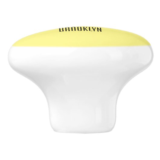 Tekstvak cartoon keramische knop (Zijkant)