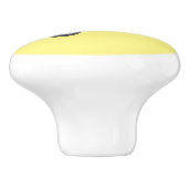 Tekstvak cartoon keramische knop (Zijkant)