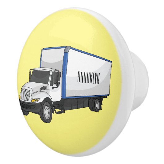 Tekstvak cartoon keramische knop (Rechts)