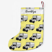 Tekstvak cartoon kleine kerstsok (Achterkant)