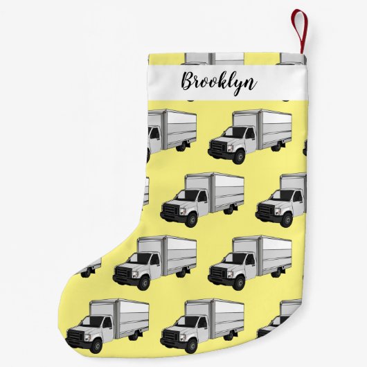 Tekstvak cartoon kleine kerstsok (Achterkant)