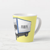 Tekstvak cartoon latte mok (Rechterhoek)