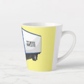 Tekstvak cartoon latte mok (Rechts)