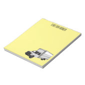 Tekstvak cartoon notitieblok (Linkerzijde)