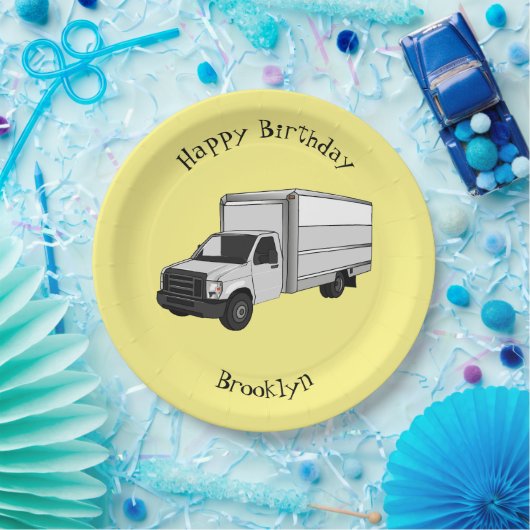 Tekstvak cartoon papieren bordje (Feest)