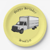 Tekstvak cartoon papieren bordje (Voorkant)