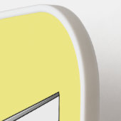 Tekstvak cartoon pickleball paddle (Links Detail)