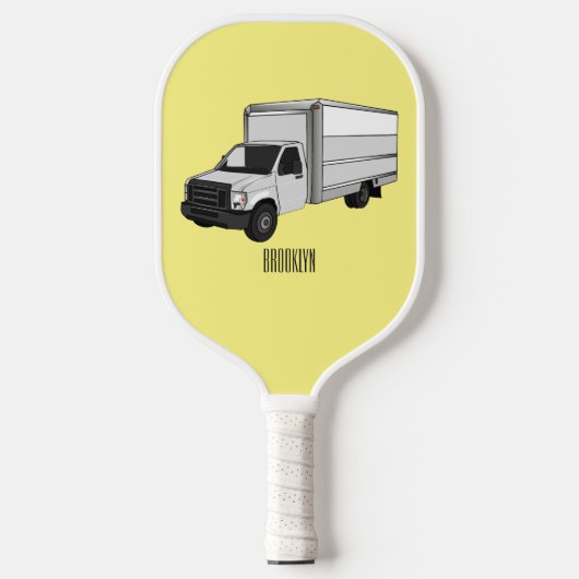 Tekstvak cartoon pickleball paddle (Voorkant)