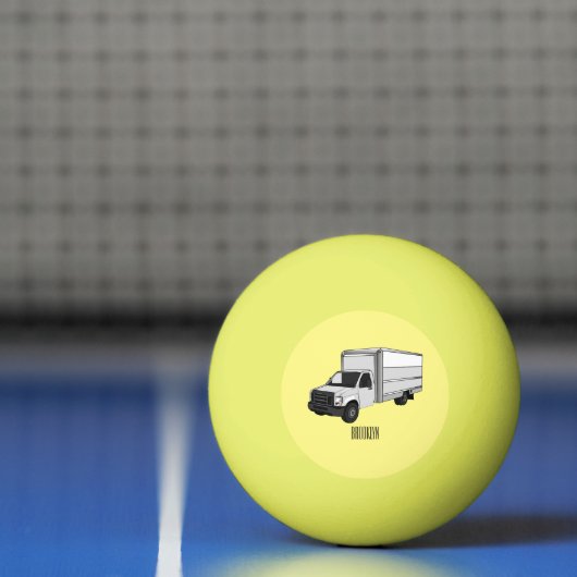 Tekstvak cartoon pingpongbal (Net)