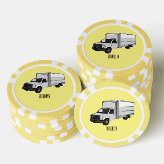 Tekstvak cartoon poker chips (Opstapeling)
