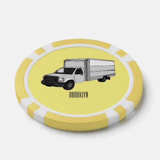 Tekstvak cartoon poker chips (Enkel)