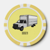 Tekstvak cartoon poker chips (Voorkant)