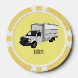 Tekstvak cartoon poker chips