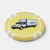 Tekstvak cartoon poker chips (Enkel)